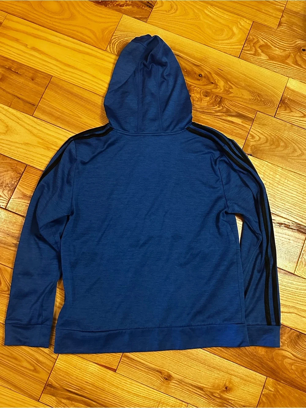 Adidas Youth Blue Logo Hoodie, Sz Large (14/16)